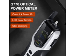 Medidor De Potencia Óptica Portátil -70~+3dbm Recargable Con 7 Longitudes De Onda Digitales Mini