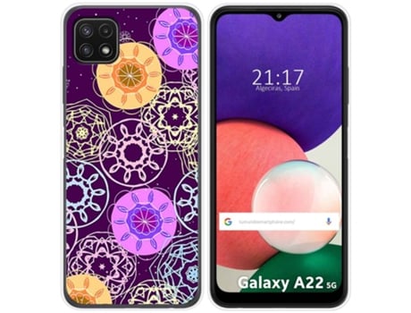 Carcasa Samsung Galaxy A22 5G TUMUNDOSMARTPHONE Dibujos Multicolor