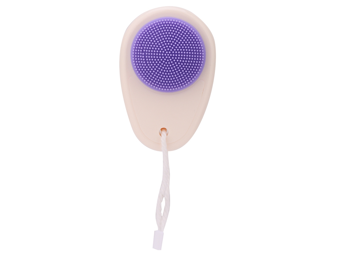 Cepillo facial de silicona de doble cara 3D para limpieza y masaje