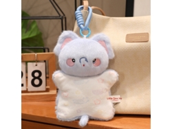 Conejo de peluche antiestrés con cordón, juguete suave con forma de animal CHABERLU