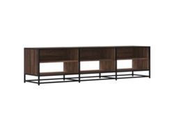 Mueble de TV en derivados de madera de roble marrón MAISON EXCLUSIVE (180x40x46 cm)