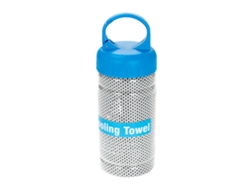 Toalla Súper Transpirable Y De Secado Rápido Con Botella De Almacenamiento Para Gimnasio Y Deportes (gris Claro)