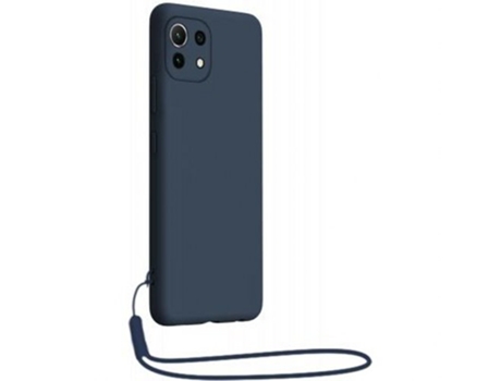 Funda para Xiaomi Mi 11, Mi 11 5G BIGBEN CONNECTED Silicona Azul