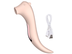 Vibrador de masaje de succión 2 en 1 para mujer (rosa) YIZHOOD