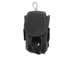 Jinwei-bolsa Cintura Para Club Y Pelota De Cuero Pu Impermeable Espacio Amplio Estilo Moderno Para Accesorios De Tee Negro