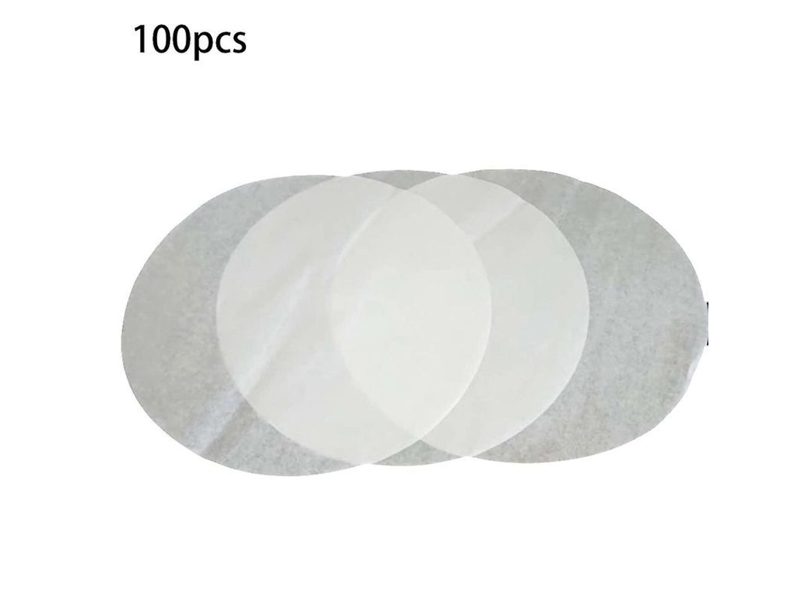 Farfi 100 hojas de papel para hornear sin pegamento, hojaldre, pan, pizza, utensilio de cocina, freidora de aire 28 cm
