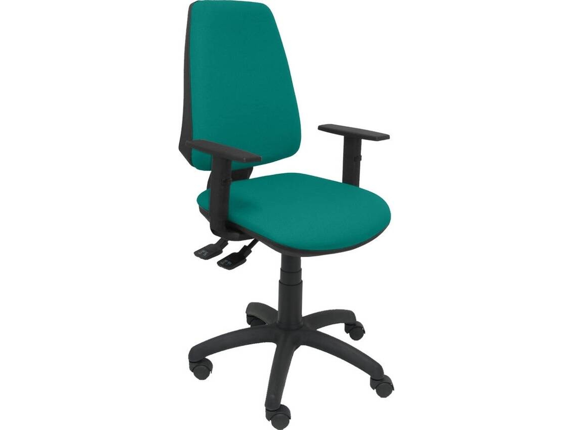 Silla de Escritorio Operativa PYC Elche S Verde BA (Brazos Ajustables - Tejido)