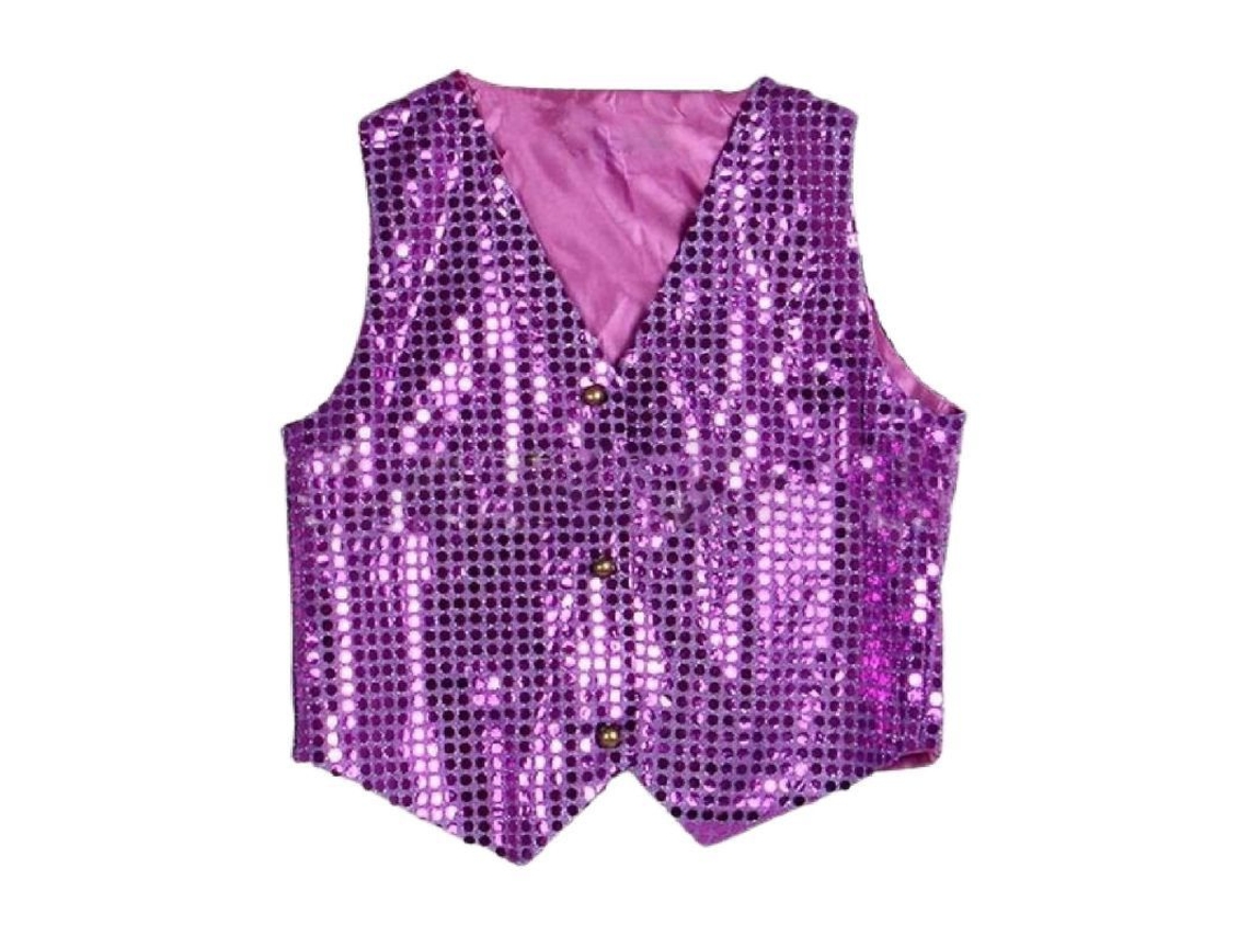 2026-chaleco Sin Mangas De Lentejuelas Brillante Unisex Para Niños Colorido Para Fiesta Y Actuación