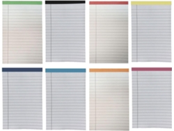 Juego De 8 Blocs De Notas Pequeños Tamaño Legal Con Papel Rayado De Tamaño Universitario Para Hombres De Negocios. Portátil.