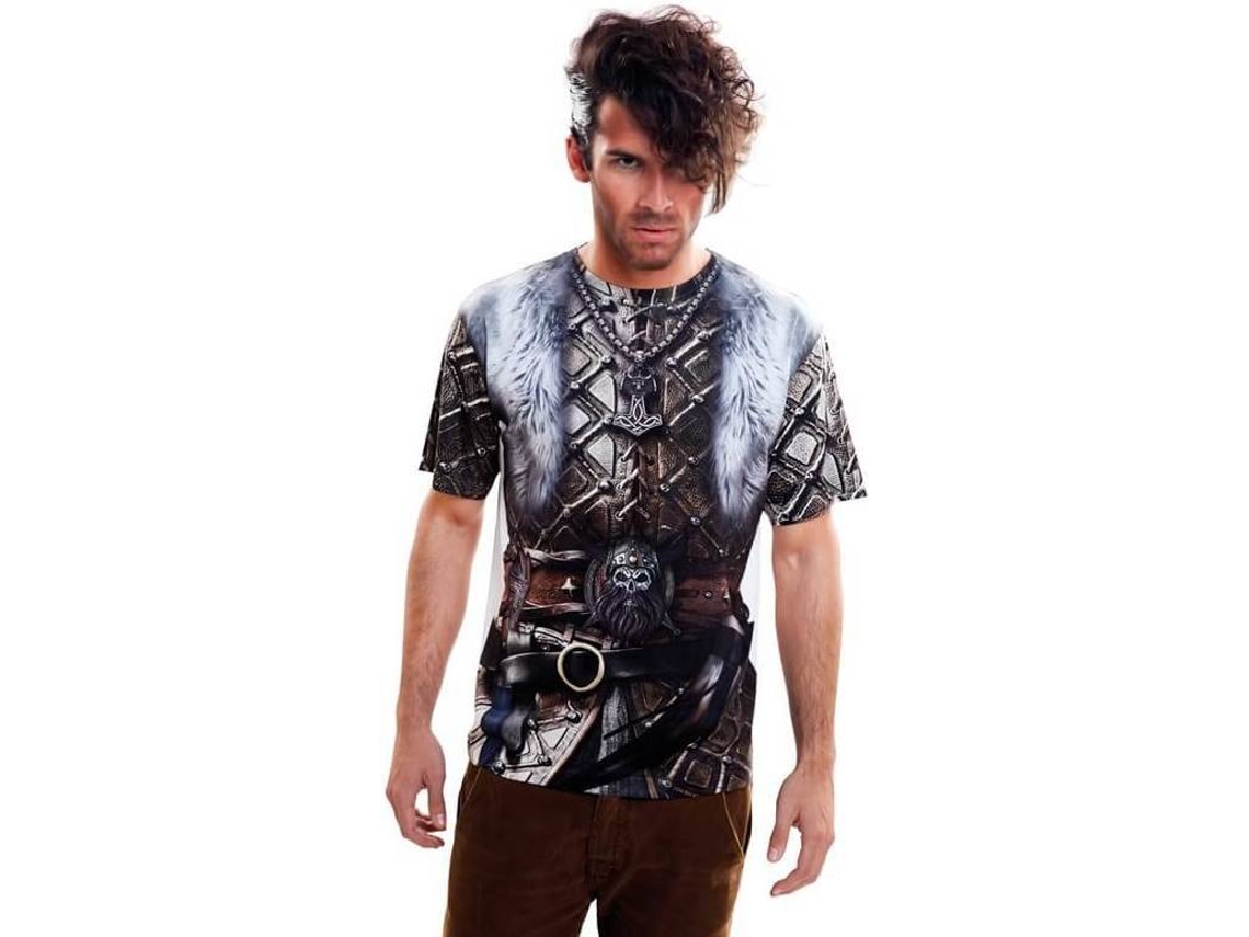 Disfraz de Hombre DISFRAZZES Camiseta Viking Boy (Talla: M)