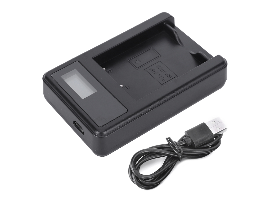 Cargador De Batería Para Cámara Mirrorless Seivi Con Pantalla Lcd Usb Desktop Para Fuji Np W126 X Pro1 X Pro2 X A1 X A2 X T1
