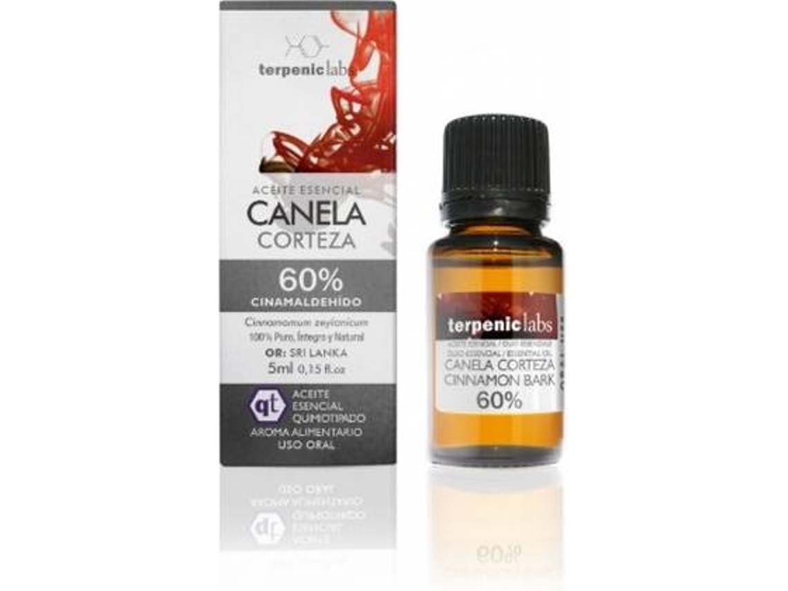 Aceite Essencial TERPENIC Casca De Canela % (5 ml de óleo essencial (Canela))