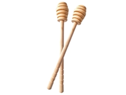 Cuchara de madera para miel. Se puede usar para remover, cocinar o como cuchara de postre. MDUG (2 unidades)