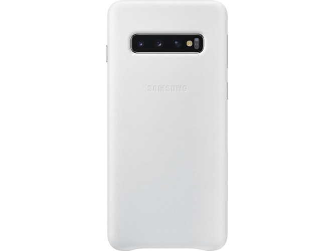 Funda SAMSUNG Galaxy S10 Piel Blanco