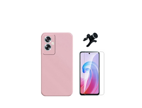 Funda Cleargorilasglass Proteção Traseira para Oppo Oppo A79 5G GIFT4ME Rosa