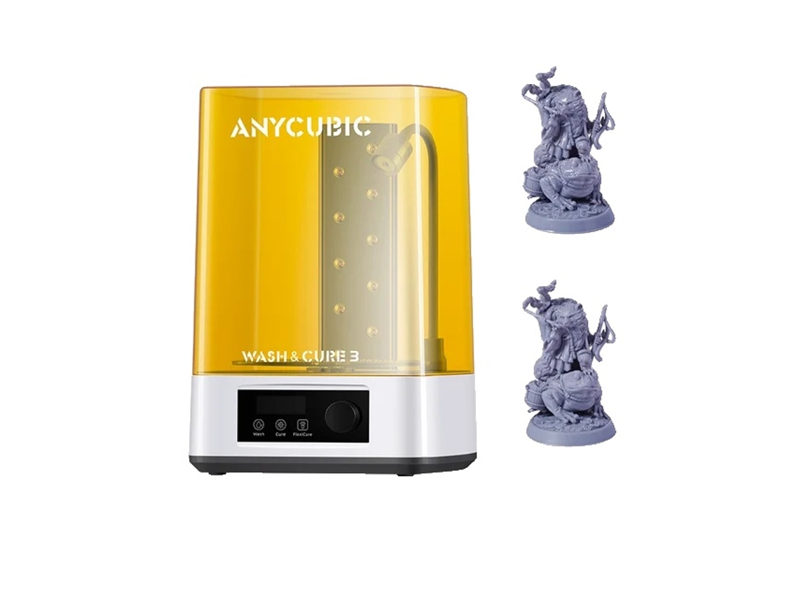 Anycubic Cleaning Cure 3, curado rotatorio UV, limpieza de resina, lavado y curado 3 OEM