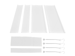 4 deflectores de aire para aire acondicionado central de 45x45 cm