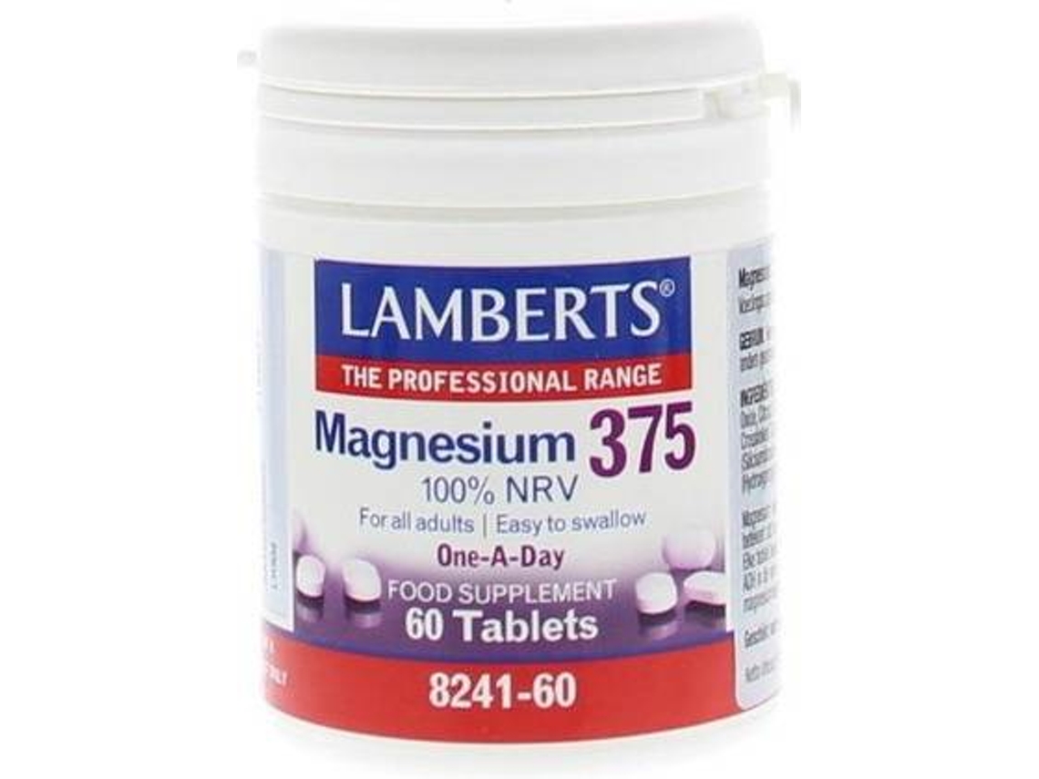 Complemento Alimentar LAMBERTS Magnésio (60 cápsulas)