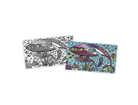 Pintura Mágica Oceano Coloridojanod