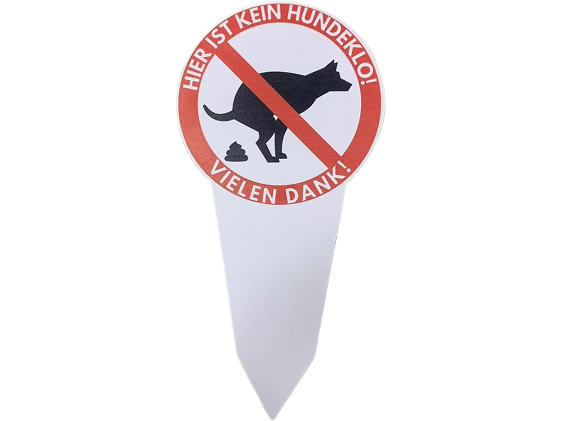 Letreros Contra Excrementos De Perro Para El Jardín Letrero De Doble Cara Contra Los Excrementos De Perro, Llamativo Y