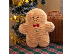 (muñeco De Jengibre Navideño Colorido 30 Cm) Peluche, Almohada, Decoración