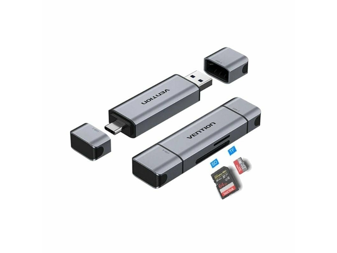 Lector de Tarjetas Externo VENTION CLKB0 (Negro)