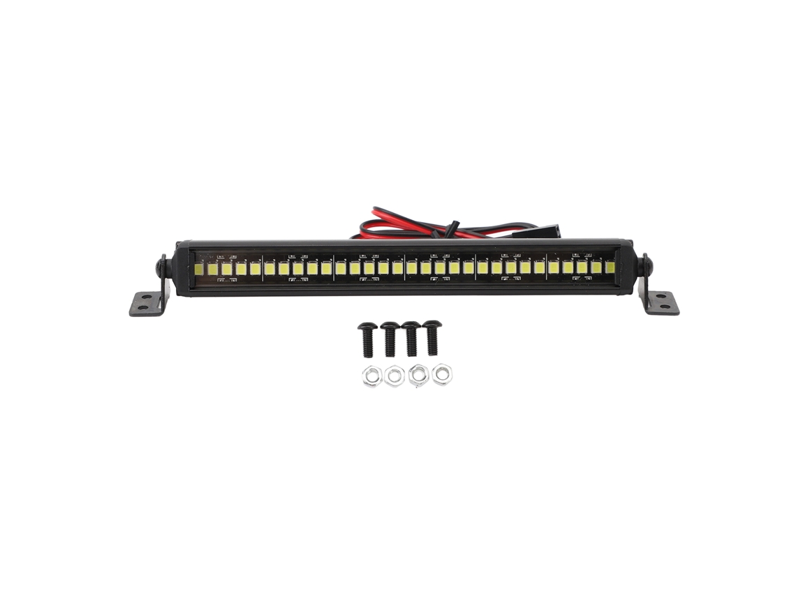 Barra De Luces Rc De 30 Led, Lámpara De Techo De Aluminio De 5,4 Pulgadas, Superbrillante Para Coches Rc Crawler 1/10 Axial Scx10