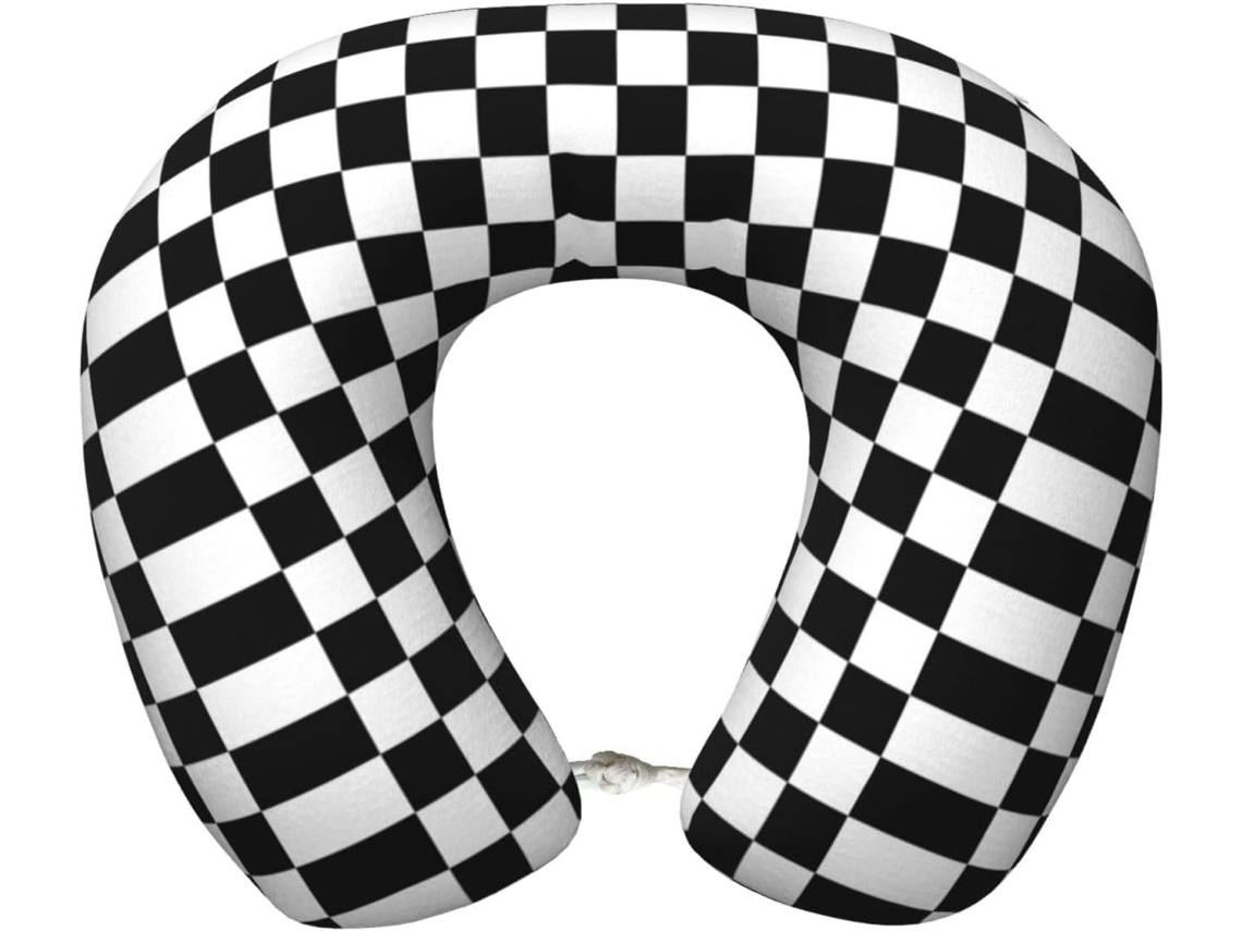Almohada Viaje Espuma Viscoelástica Poliéster, Felpa Fácil Soporte, Ajustable Plegable: