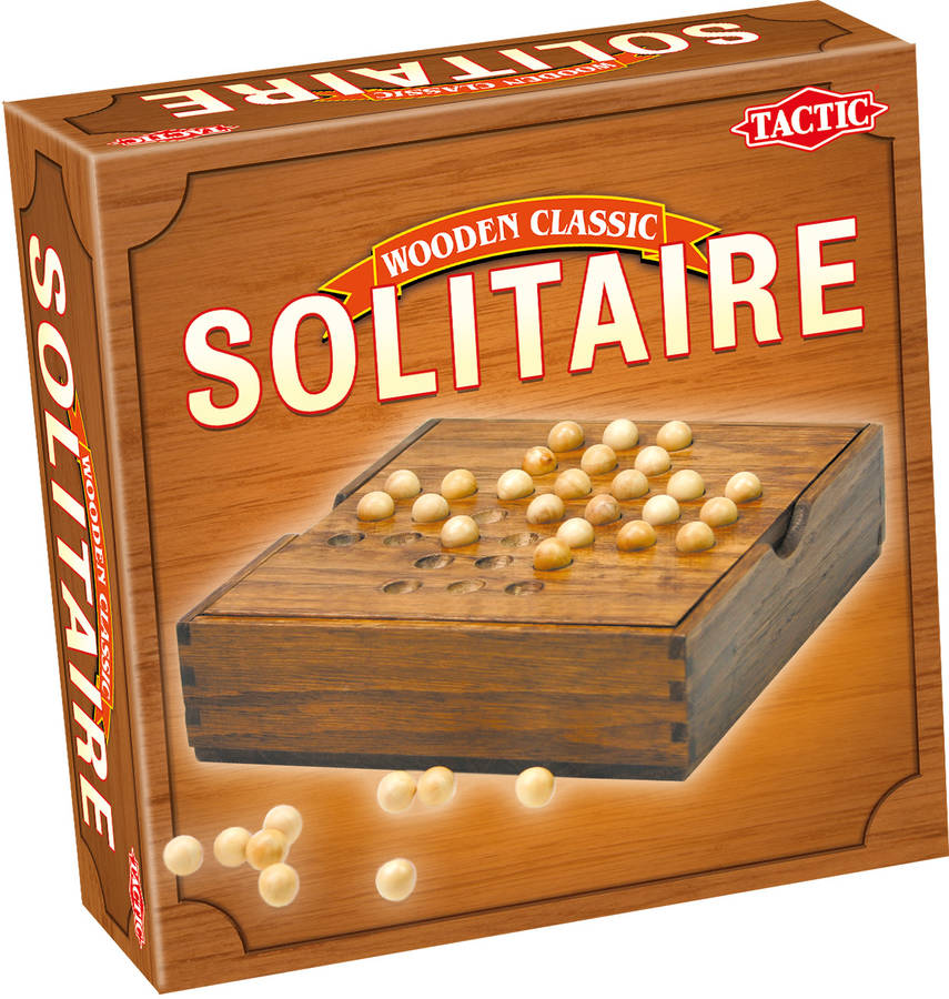 Juego De Mesa tactic solitaire edad 7 niños y adultos estrategia tablero 15 años 99