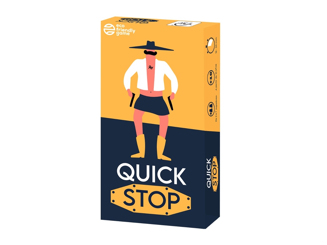 Juego de Cartas Quick Stop (Idad Recomendada: 10 años)