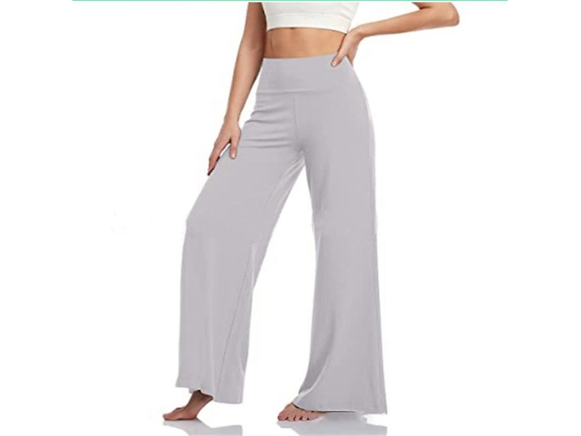 2026-pantalones De Yoga Elásticos Sueltos Para Mujer Pantalones Anchos Casuales Largos