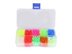 1000pcs Caja Perlas Redondas De Plástico Para Pesca Luminosas Accesorios De Pesca Glow Beads Anzuelos Herramientas