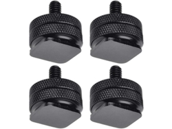 Adaptador De Montaje Para Zapata De 1/4 De Pulgada Con Tornillo Para Trípodes Y Cámaras Dslr (paquete De 4)