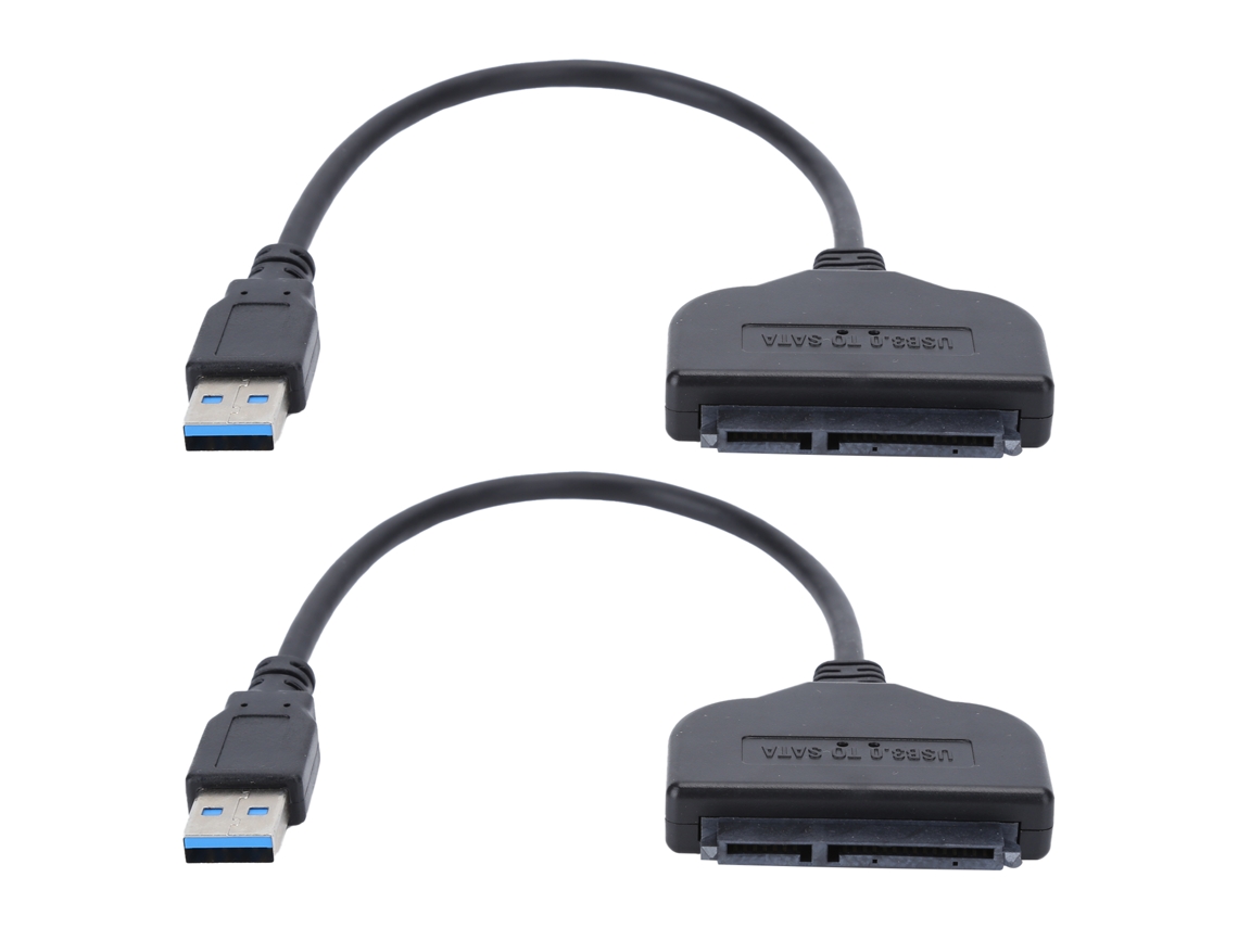 2 Adaptadores Usb 3.0 A Sata Para Discos Duros De 2,5 Pulgadas, Compatibles Con Uasp Y Windows Xp De 32/64 Bits.