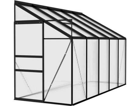 Invernadero VIDAXL de Aluminio Gris Antracita 6,23 m³