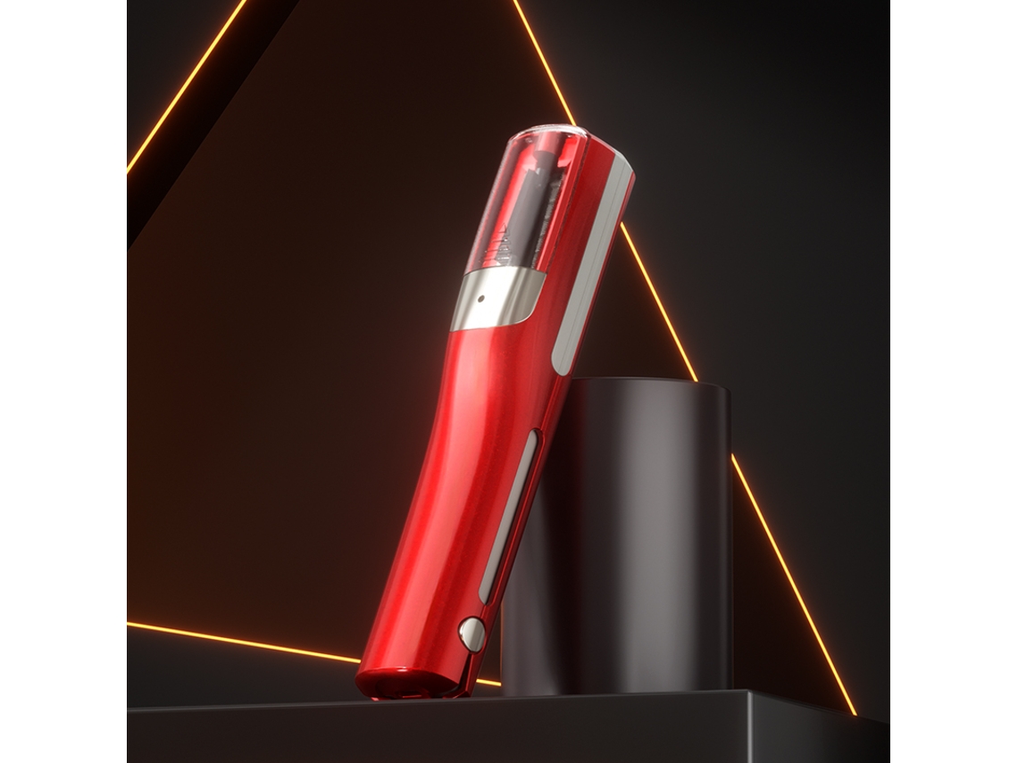 Cortapelos automático inalámbrico para mujer que elimina la rotura y el daño del cabello MDUG (rojo)