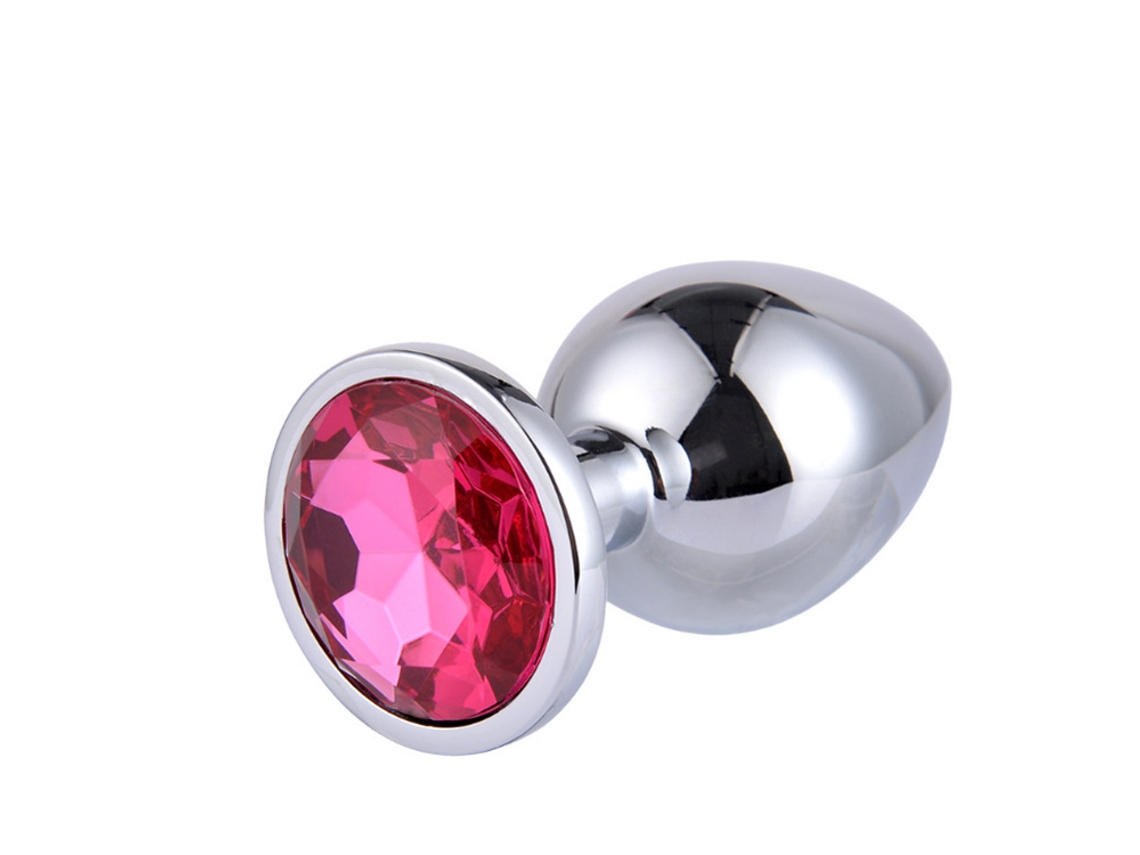 Plug Anal Metal 3pcs Con Cristal Decorativo