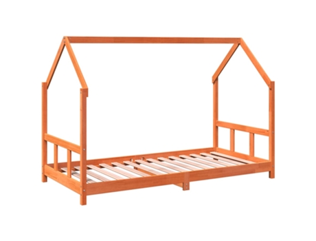 Estructura De Cama Para Niños VIDAXL Marrón Madera (90x190 cm)