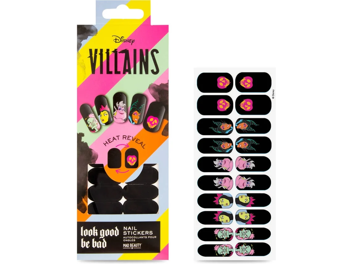 Pegatinas para Uñas MAD BEAUTY Pop Villains Heat Nail stickers