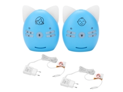 Monitor De Audio Inalámbrico Para Bebés Con Comunicación Bidireccional Y Luz Nocturna Antiinterferencias.