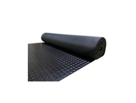 Estera Antideslizante de Caucho Goma | Rollos | Pavimento Chão goma | Varias medidas Chão Diamante 1,2m (ancho) X 15m (largo)