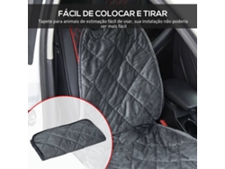 Protección para Carro PAWHUT D00-138 (Gris - 105 x 46cm - Terciopelo (Poliéster), Algodón Pp)