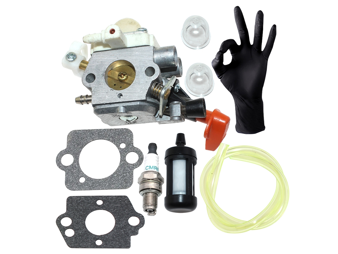 Carburador para desbrozadora Stihl FS40, FS40C, FS50, FS50C, FS50R, FS56, FS56C, FS56R, FS56RC, FC56, FC56R, FS70, FS70C, FS70R, FS70RC, Lahdek