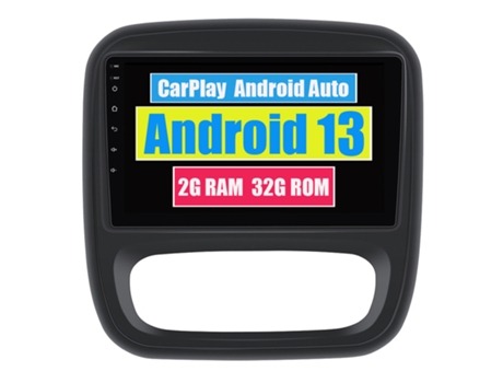 Autoradio Multimedia ROVERONE para Renault Trafic 3 2014 - 2021 para Opel Vivaro B 2014 - 2018 CarPlay Android Coche Radio Bluetooth Navegación