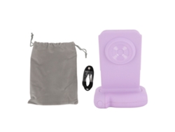Empuñadura Para Cámara De Teléfono Con Control Remoto Bluetooth, Batería De 5200 Mah, Rotación De 90°, Extensible, Color Blanco Frío Y Morado.