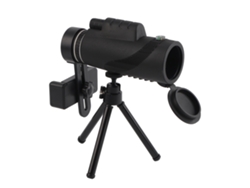 Telescopio monocular portátil HD 40x60 con soporte para cámara de teléfono y trípode para exteriores