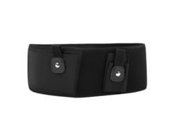 Cinturón Táctico Multifuncional Para Exteriores De 100 Cm Con Funda Para Pistola, Transpirable, Color Negro.