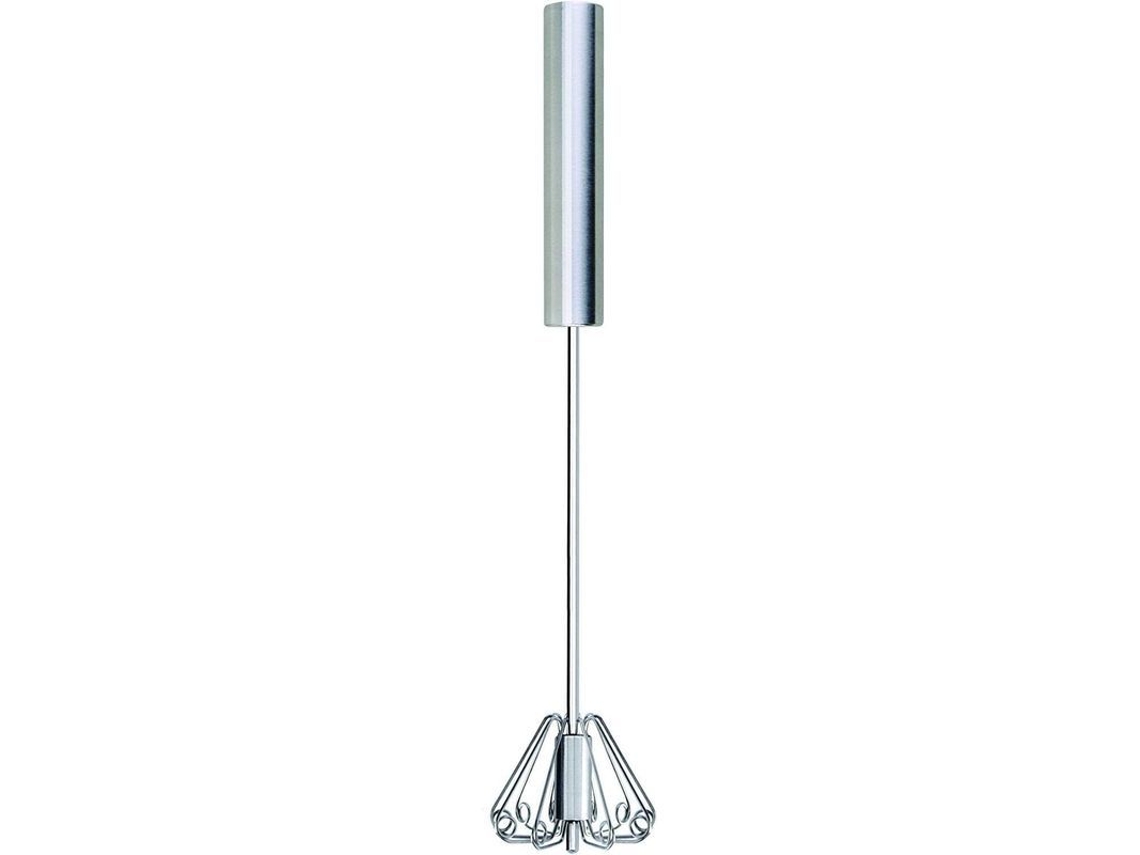 2026da-batidor Rotatorio De Acero Inoxidable 12" Push-down Zip - Fácil De Usar Y Limpiar