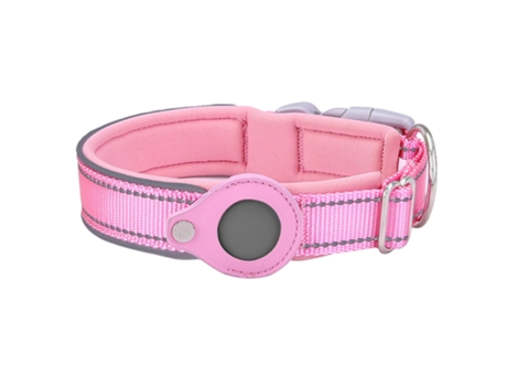 Collar De Perro Airtag Reflectante Con Neopreno Suave: Nuestro Collar Airtag Duradero ELKUAIE