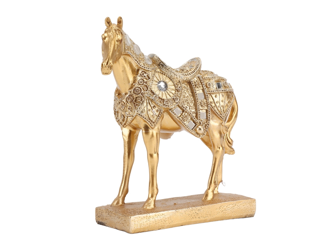Baok - Estatua de caballo de pie, escultura decorativa, figura artística, adorno para la decoración del hogar